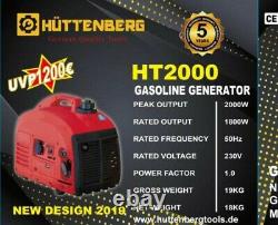 Mobile Portable Generator 2000W Petrol Suitcase Inverter Camping