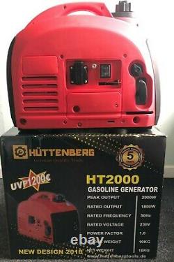 Mobile Portable Generator 2000W Petrol Suitcase Inverter Camping