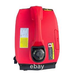 Mobile Portable Generator 2000W Petrol Suitcase Inverter Camping UK Plug