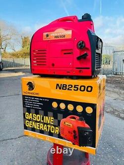 Mobile Portable Generator 2000W Petrol Suitcase Inverter Camping UK Plug