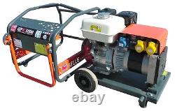 NEW BELLE GPX5000 GENERATOR 4.0kVA HONDA GX270 PETROL ENGINE 110v 230v WHEELS