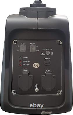 Nassboards Portable Suitcase Inverter Petrol Generator 4 Stroke 6.5HP 2000W 12V