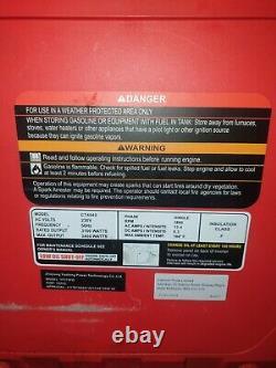 Neilson CT4540 PETROL GENERATOR INVERTOR LESS THAN 2 HOURS USE