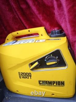 Open Box Champion 82001i-E 2000W Petrol Inverter Generator 30 day Warranty