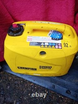 Open Box Champion 82001i-E 2000W Petrol Inverter Generator 30 day Warranty