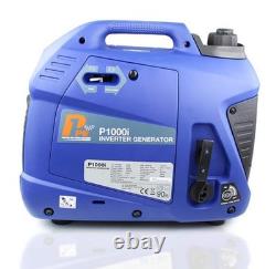 P1 1000With1kW Petrol Inverter Suitcase Generator, Lightweight & Quiet Running DC