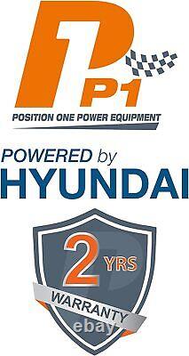 P1 p1000i petrol generator portable power 1000w powered hyundai ultra quiet 4