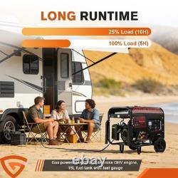 PORTABLE PETROL GENERATOR WITH ELECTRIC START 274CC 5KWith3.5KW 15L/0.6L