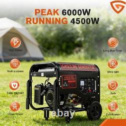 PORTABLE PETROL GENERATOR WITH ELECTRIC START 274CC 5KWith3.5KW 15L/0.6L