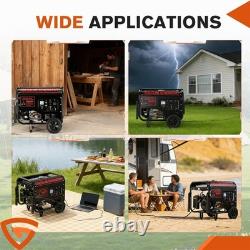 PORTABLE PETROL GENERATOR WITH ELECTRIC START 274CC 5KWith3.5KW 15L/0.6L