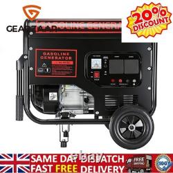 PORTABLE PETROL GENERATOR With WHEELS HANDRAIL RECOIL START 3000W 215CC 4 STROKE