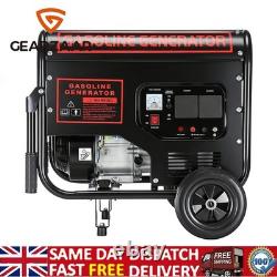 PORTABLE PETROL GENERATOR With WHEELS HANDRAIL RECOIL START 3000W 215CC 4 STROKE