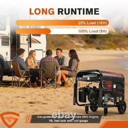 PORTABLE PETROL GENERATOR With WHEELS HANDRAIL RECOIL START 3000W 215CC 4 STROKE