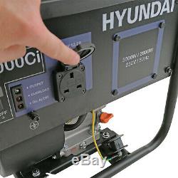 Petrol Converter Generator 27kg 3.6kVA 3kw 3000w Portable Catering Light HYUNDAI
