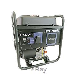 Petrol Converter Generator 27kg 3.6kVA 3kw 3000w Portable Catering Light HYUNDAI
