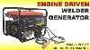 Petrol Engine Driven Welder Generator Portable Welding Generator