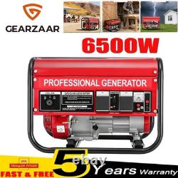 Petrol Engine Generator 6500w 4-stroke 7.5hp Ohv Recoil Start Portable 220v Uk