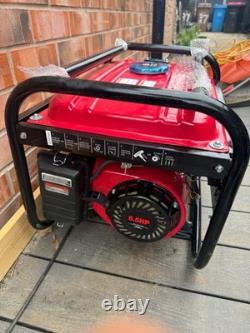 Petrol Generator 2800w Pull Start 6.5HP UK single phase 4 stroke
