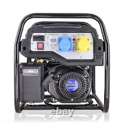Petrol Generator 3.2kW / 4kVA Recoil Start Open Frame Site Hyundai