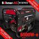 Petrol Generator 8hp 4 Stroke Engine Outdoor Portable Böhmer-ag 6500w-e Uk