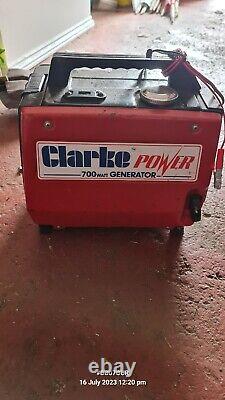 Petrol Generator Clarke 700w Portable Suitcase 4 Stroke