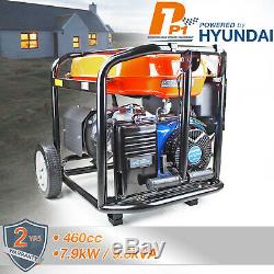 Petrol Generator Electric Start Portable Site Power 7.9kW 7900W 9.8kVA 230/115V