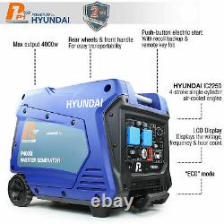 Petrol Generator Inverter 3.8kW 3500w 4.8kVa Suitcase REMOTE Electric Start