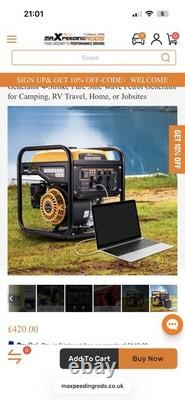 Petrol Generator Portable Inverter 3.5KW Quiet for Camping Home Power 4 Stroke