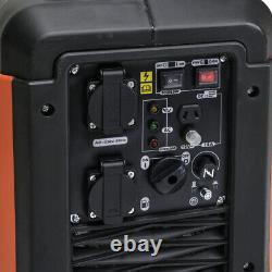 Petrol Generator Portable Inverter Generator 2900W Suitcase Camping Power Supply
