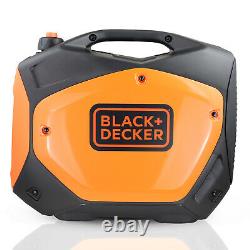 Petrol Generator Portable Silent 2.2 Kw 2.8 kVA 2000w Inverter Black & Decker