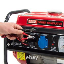 Petrol Generator PowerKing Portable PKB1800R 1100w 1.4KVA Quiet Camping Power