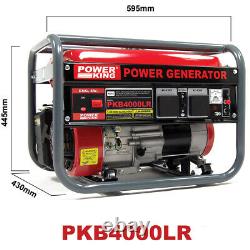 Petrol Generator PowerKing Portable PKB4000LR 2800w 3.5KVA Quiet Camping Power