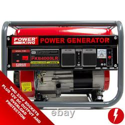 Petrol Generator PowerKing Portable PKB4000LR 2800w 3.5KVA Quiet Camping Power