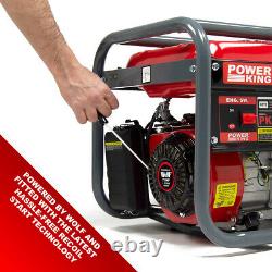 Petrol Generator PowerKing Portable PKB4000LR 2800w 3.5KVA Quiet Camping Power