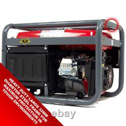 Petrol Generator PowerKing Portable PKB5000ES 3200w 4KVA with Wheels