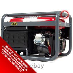 Petrol Generator PowerKing Portable PKB5000ES 3200w 4KVA with Wheels & Oil