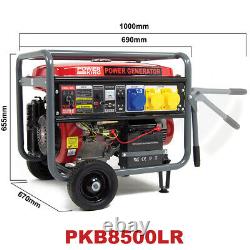 Petrol Generator PowerKing Portable PKB8500E 6500w 8KVA Electric Camping Oil Kit