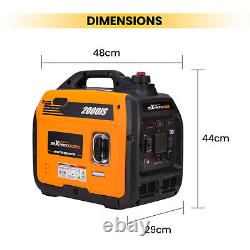 Petrol Generator With 4 Stroke Engine 230V Parallel Portable RV Travel Camping