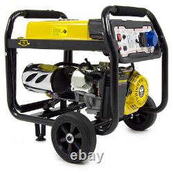 Petrol Generator Wolf Portable 3000w 3.75KVA 7HP Camping Power with Wheels