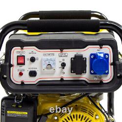 Petrol Generator Wolf Portable 3000w 3.75KVA 7HP Camping Power with Wheels