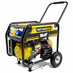 Petrol Generator Wolf Portable WPB1110ES 8000w 10KVA Electric Camping Power