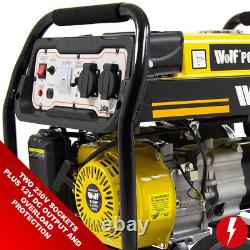 Petrol Generator Wolf Portable WPB3010LR 2200w 2.75KVA Camping Power