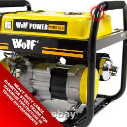 Petrol Generator Wolf Portable WPB3010LR 2200w 2.75KVA Camping Power