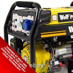Petrol Generator Wolf Portable WPB4010ES 3000w 3.75KVA Electric Camping Power