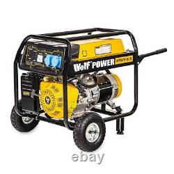 Petrol Generator Wolf Portable WPB7510LR 5500w 6.9KVA Electric Camping Power