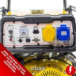 Petrol Generator Wolf Portable WPB9510ES 7500w 9.4KVA Electric Camping Power