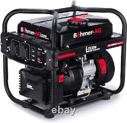 Petrol Inverter Generator 2000w 4-Stroke Engine 240V DC Böhmer-AG i-2500W