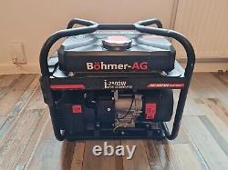 Petrol Inverter Generator 2000w 4-Stroke Engine 240V DC Böhmer-AG i-2500W