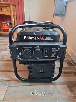 Petrol Inverter Generator 2000w 4-Stroke Engine 240V DC Böhmer-AG i-2500W