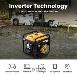 Petrol Inverter Generator 3.5KW 3200W 2x 230V 13 AC Outlets 2x USB Outlets